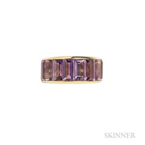 18kt Gold and Amethyst Ring