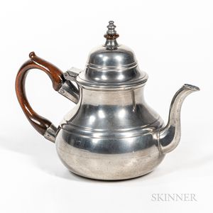 Pear-shape Pewter Teapot