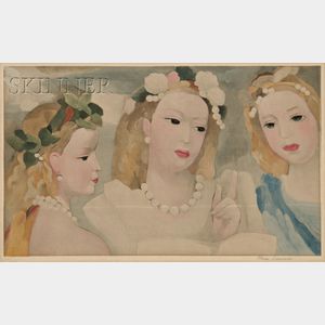 After Marie Laurencin (French, 1883-1956) Trois jeunes femmes en buste