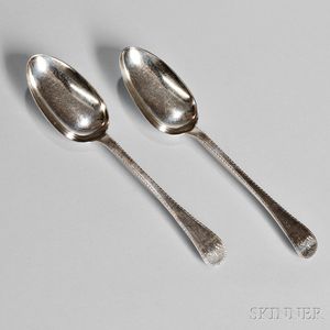 Pair of Silver Tablespoons