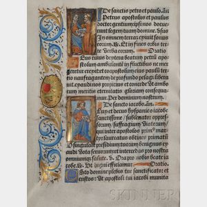 (Illuminated Manuscripts, Two Leaves)