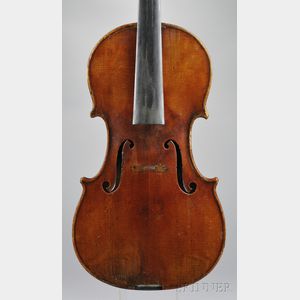 French Violin, c. 1890, Probably Derazey Workshop