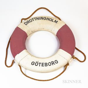 SS Drottningholm Life Ring