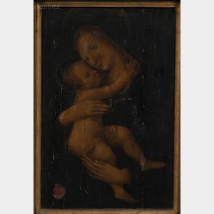 Italian School, 19th Century Madonna and Child, After a Relief by Donatello