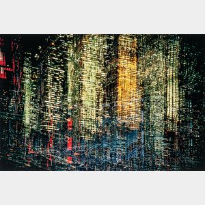 Ernst Haas (Austrian/American, 1921-1986) Lights of New York City