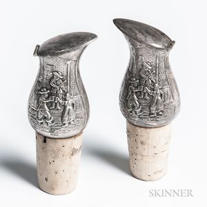 Pair of Silver Pourers