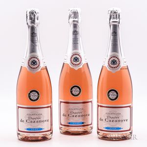 Charles de Cazanove Rose Champagne NV, 3 bottles