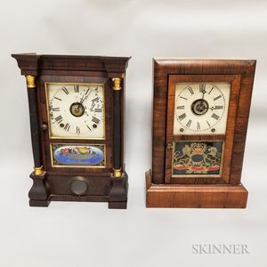 Two American Shelf Clocks