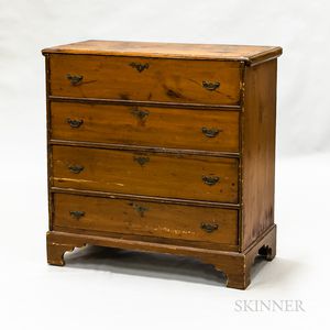Federal-style Pine Two-drawer Blanket Chest