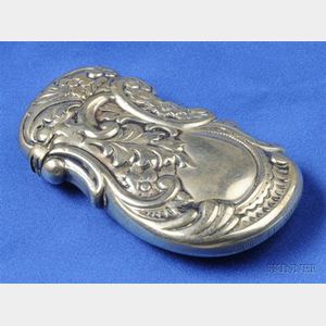 Art Nouveau Silver Match Safe