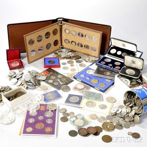 Large Group of Assorted Mostly Modern World Coins. 