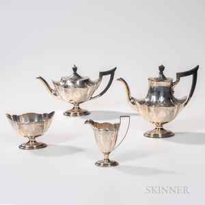 Gorham Four-piece Sterling Silver Tea Service