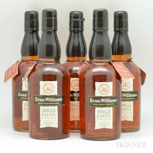 Evan Williams Single Barrel 2000, 5 750ml bottles