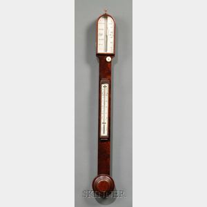 Mahogany Stick Barometer by John Staniland