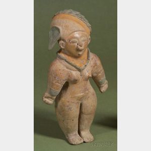 Pre-Columbian Polychrome Figure