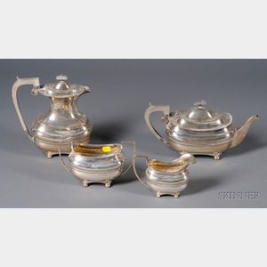 Four Piece George V Silver Tea and Coffee Service