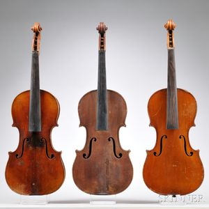 Three Full-size Violins
