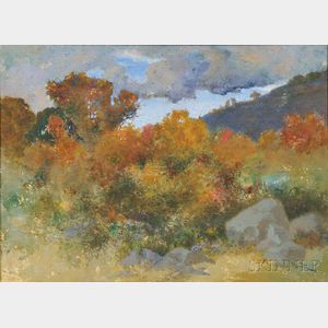 Stephen Maxfield Parrish (American, 1846-1938) Autumn Vista