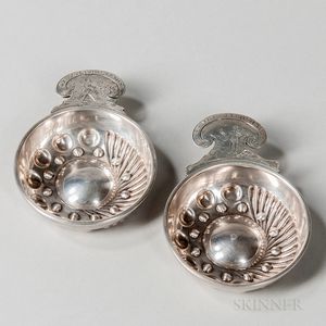 Two French .950 Silver Tastevins