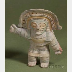 Pre-Columbian Polychrome Figure