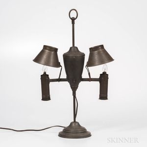 Tin Double-shade Lamp