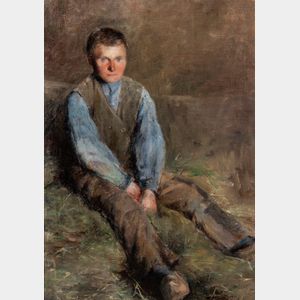 Attributed to Edward Emerson Simmons (American, 1852-1931) Breton Boy