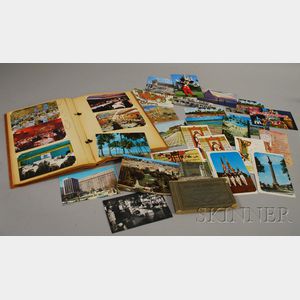 Small Album and Group of Loose Postcards