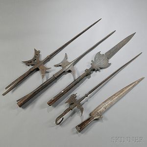 Five Pieces of Early Iron Weaponry