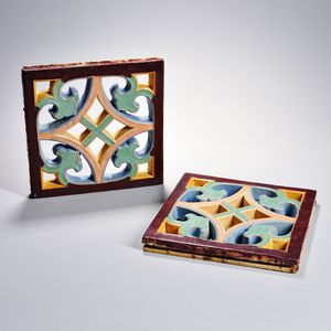 Two Arts and Crafts Architectural Pottery Tiles