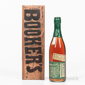 Bookers Rye 13 Years Old, 1 750ml bottle (owc)