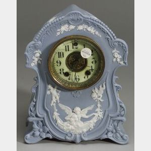 Jasperware Mantel Clock