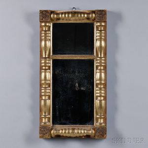 Classical Turned Gilt-gesso Split-baluster Mirror