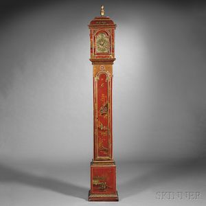 Japanned Beech Case Lantern Clock