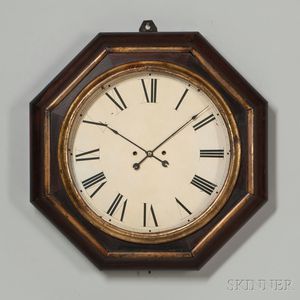 Atkins Thirty-day Wagon Spring Gallery Clock