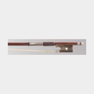 American Silver and Horn Mounted Violin Bow, F. V. Henderson
