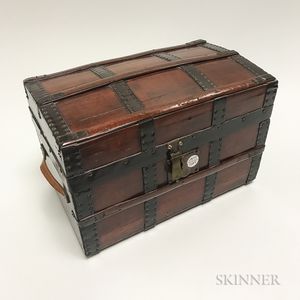 Miniature Dome-top Travel Trunk