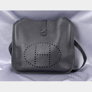 Leather "Evelyne" Handbag, Hermes