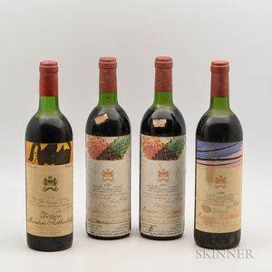 Chateau Mouton Rothschild, 4 bottles