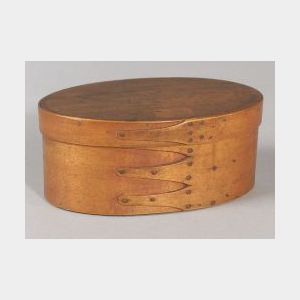 Shaker Oval Covered Box