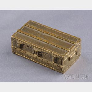 Miniature Brass Traveling Case, Louis Vuitton