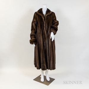 Three Georgeou Mink Fur Coats