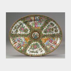 Rose Medallion Porcelain Platter