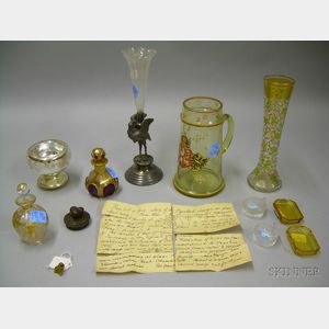 Group of Small Decorative Glass and Miscellaneous Items