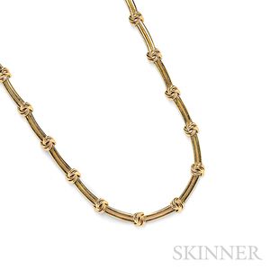 18kt Gold "Love Knot" Necklace, Tiffany & Co.