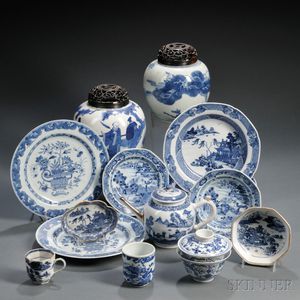 Fifteen Porcelain Items