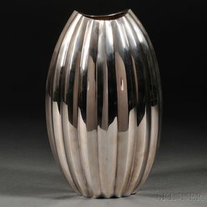 Italian .800 Silver Vase