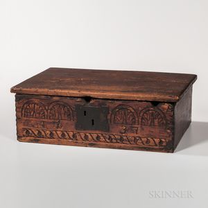 Carved Desk/Bible Box