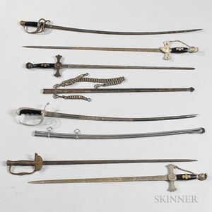 Six 19th Century Swords
