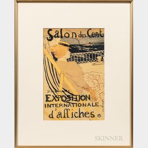 After Henri de Toulouse-Lautrec (French, 1864-1901) Salon des Cent, Exposition Internationale d'Affiches