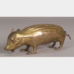 Repousse Gilt-copper Animal